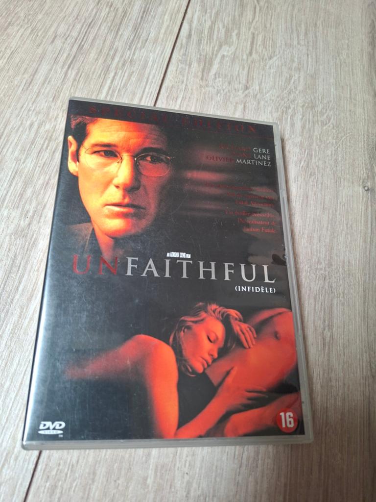 Unfaithful (Infidèle) DVD - Richard Gere, Diane Lane, Vanaf 16 jaar, Ophalen of Verzenden, Gebruikt, Drama