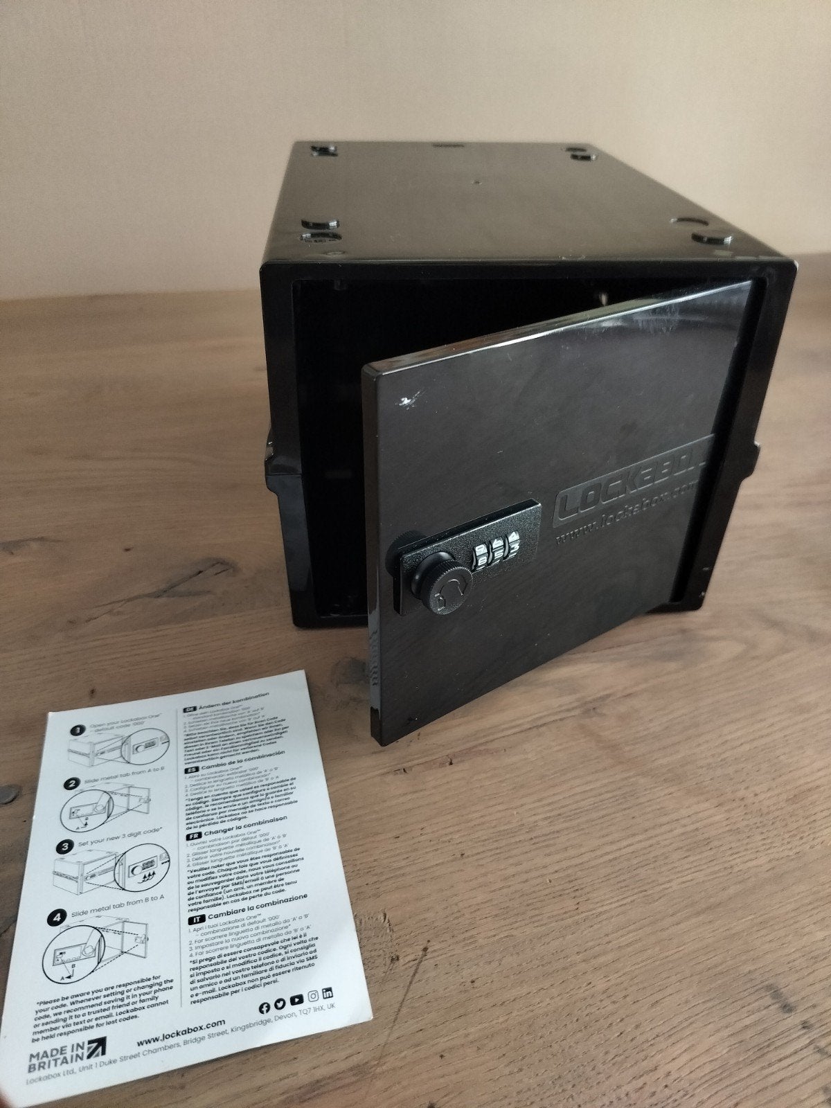 Lockabox - Veilige opbergbox met cijferslot, Ophalen of Verzenden, Zo goed als nieuw, Brandkast