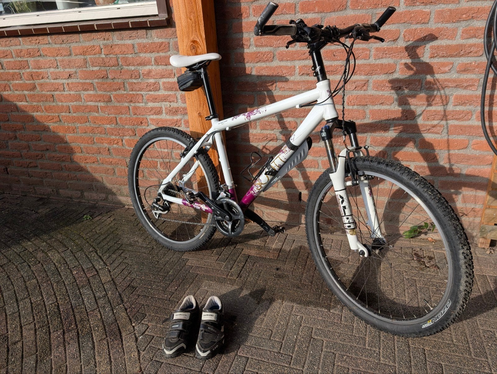 Scott contessa 50 mountainbike + Shimano spd schoenen, Fietsen en Brommers, Ophalen, 24 inch of meer, Gebruikt, Velgrem