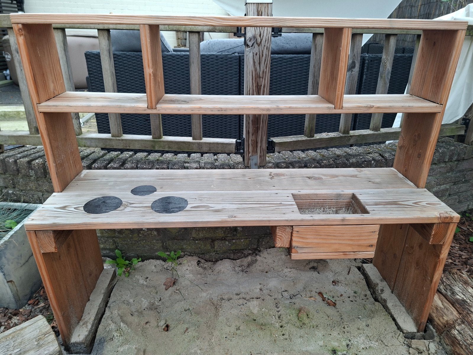 Nieuwe Douglas houten modderkeuken, Tuin en Terras, Ophalen, Nieuw