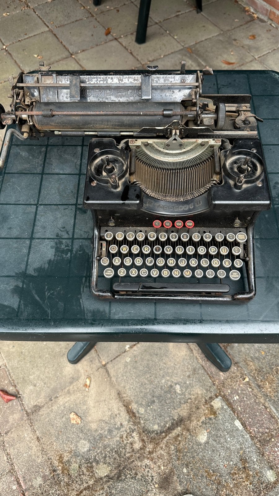 Oude typmachine, Diversen, Typemachines, Ophalen, Gebruikt