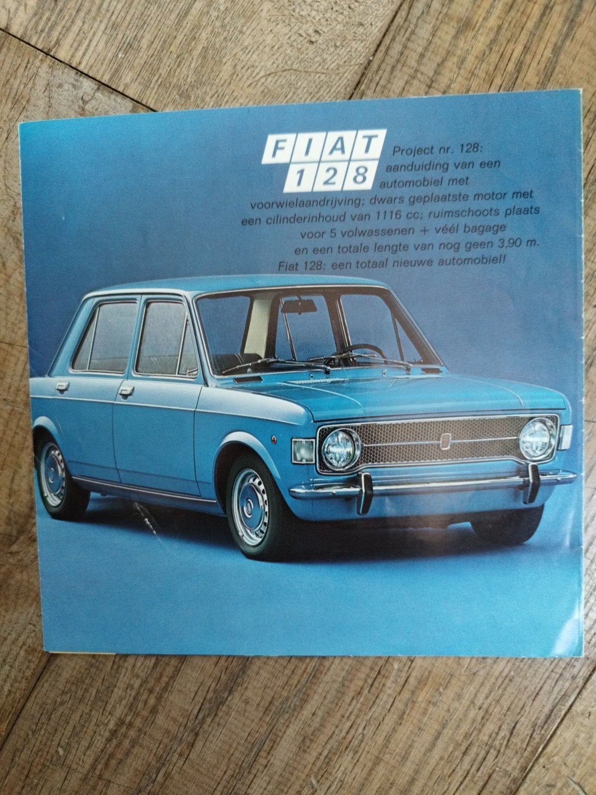 Fiat 128 Folder - Origineel uit 1972 - Nederlands, Ophalen of Verzenden, Zo goed als nieuw, Overige merken, Fiat