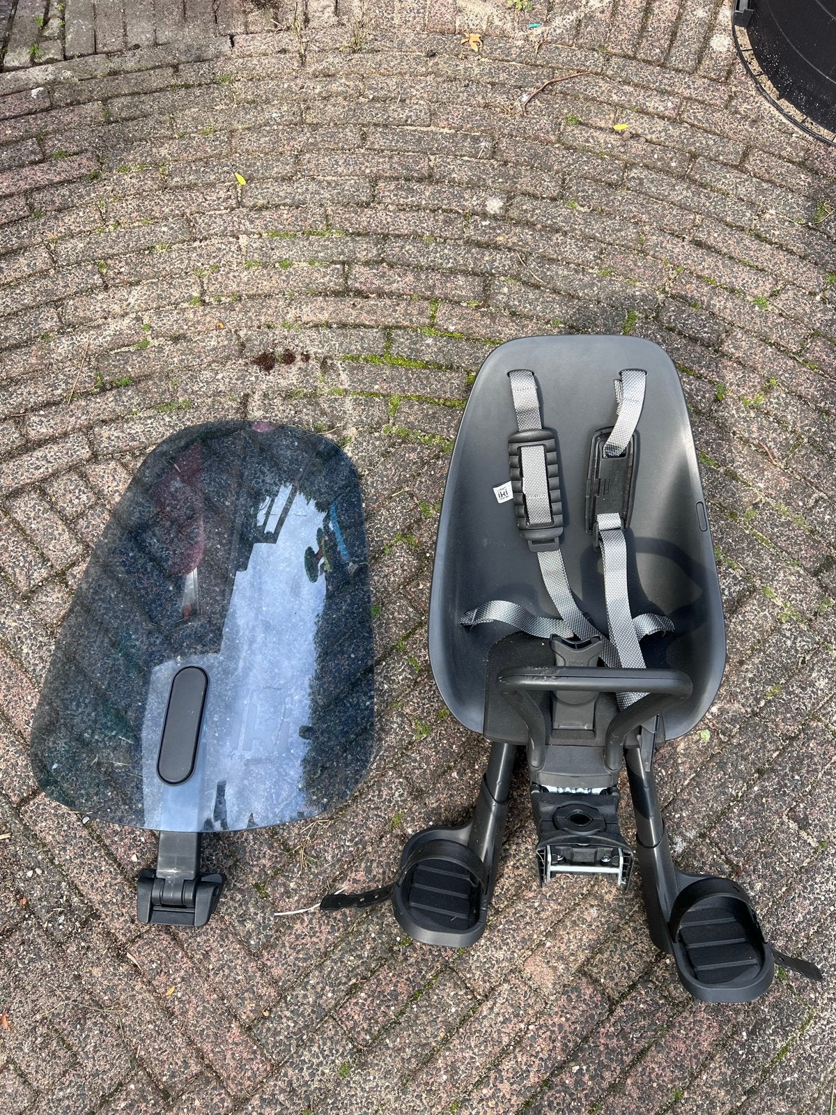 Urban Iki Voorzitje met Windscherm en Handvat, Fietsen en Brommers, Ophalen, Gebruikt, Voorzitje
