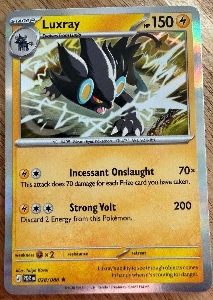 Luxray Perfect order 028/088, Ophalen of Verzenden, Nieuw