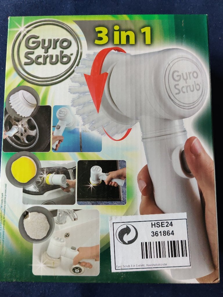 Gyro Scrub 3-in-1 Elektrische Borstel Huishoudelijk, Ophalen of Verzenden