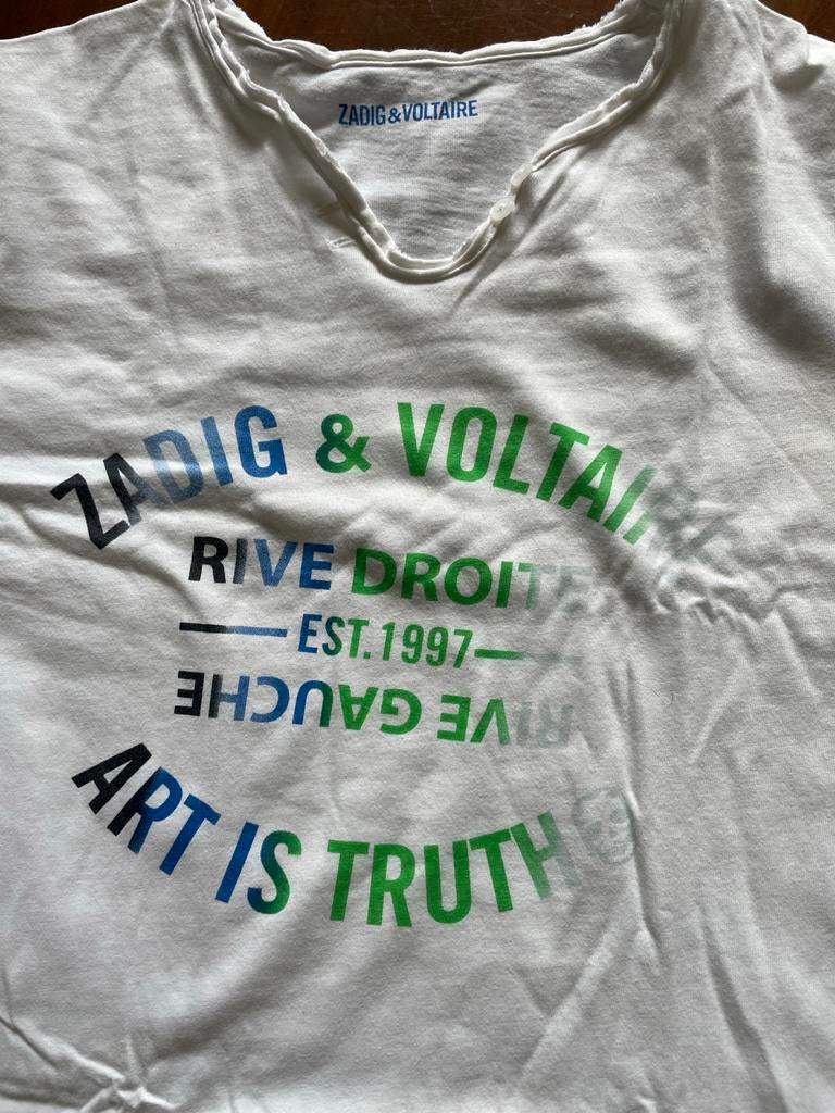 Zadig & Voltaire Meisje Shirt Maat 152, Ophalen of Verzenden, Zo goed als nieuw, Overige maten, Wit