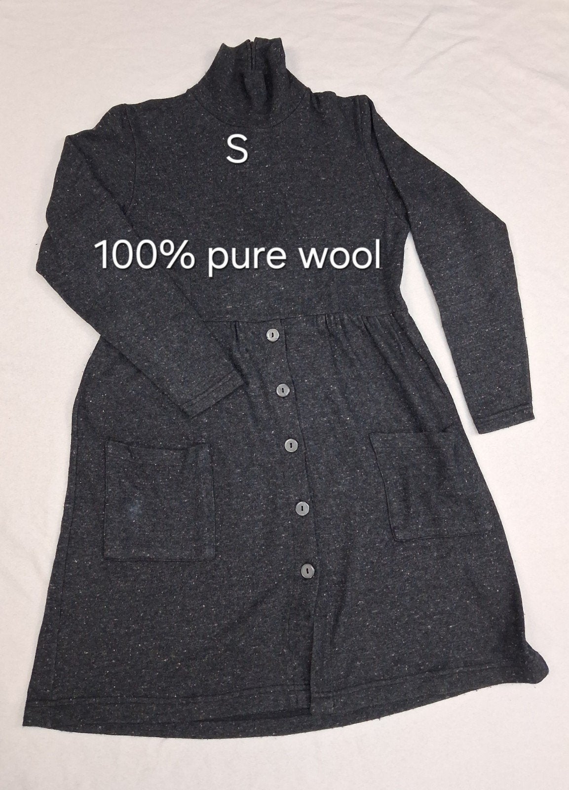 100% Woll Vintage Tunic Top voor Dames (S), Ophalen of Verzenden