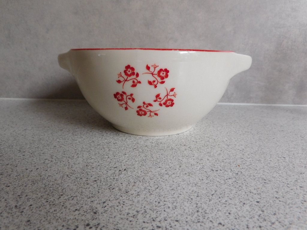 Soepkop 15 cm. Spiraal Marken Rood Albert Heijn, Ophalen of Verzenden, Overige stijlen, Aardewerk, Schaal of Schalen