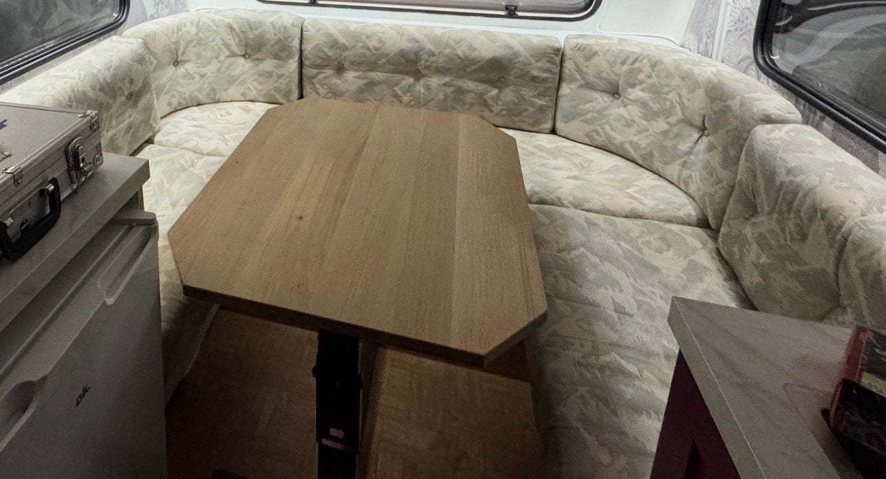 Caravan kussenset (3 zitkussens, 5 rugkussens), Ophalen, Gebruikt