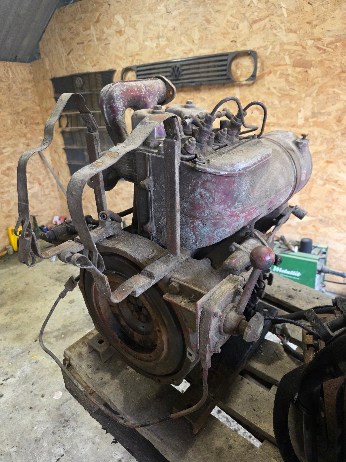 MWM AKD 10 Z 2-cilinder dieselmotor - geen compressie, Doe-het-zelf en Verbouw, Motoren, Ophalen of Verzenden, Gebruikt, Dieselmotor