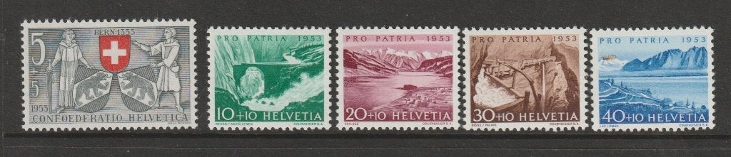 TSS Kavel 230076 Zwitserland Postfris  minr 580-584, Postzegels en Munten, Ophalen, Postfris