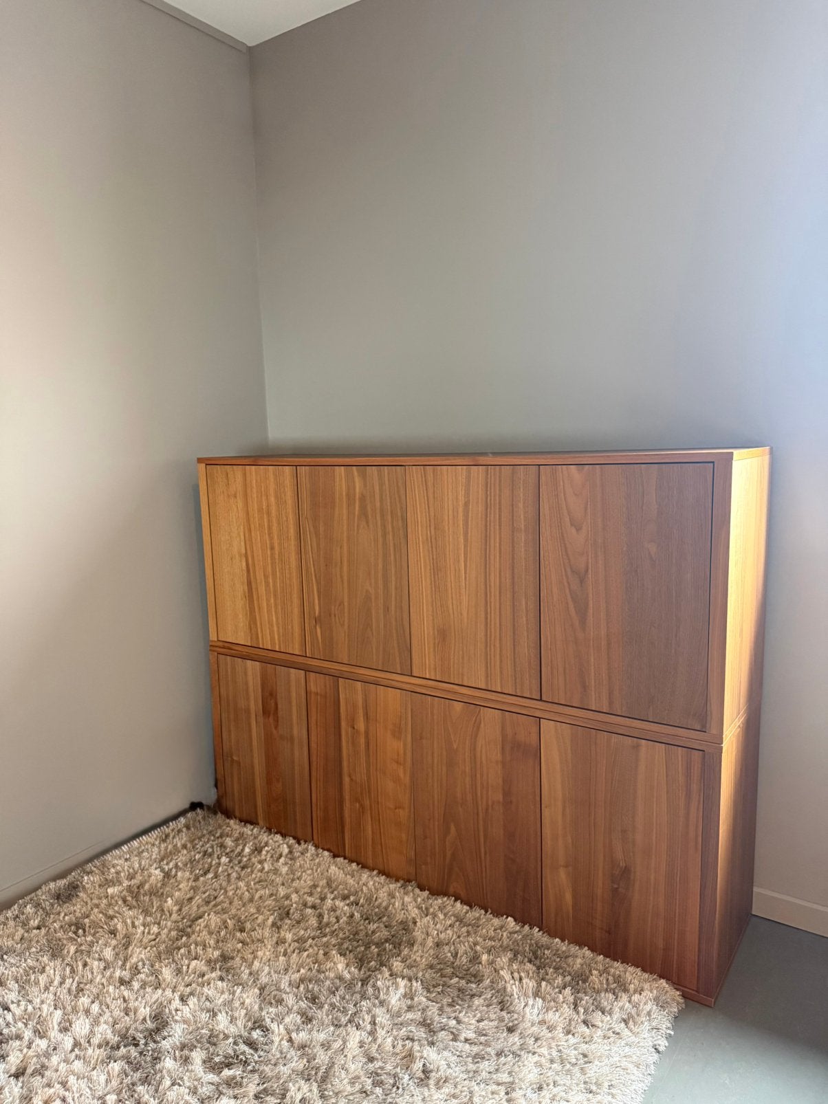 Ikea dressoir 2x  - STOCKHOLM - 1.60 x 81- walnootfineer, Huis en Inrichting, Ophalen, Gebruikt, 150 tot 200 cm, Met lade(s)