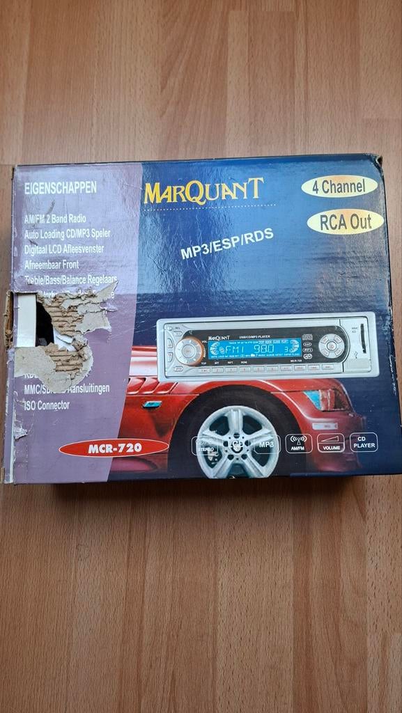 Marquant MCR-720 Autoradio CD MP3 USB SD MMC, Ophalen, Zo goed als nieuw