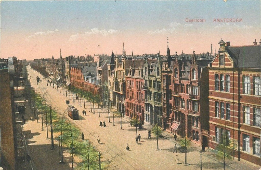 701-232-001 Amsterdam Overtoom, Ophalen of Verzenden, Voor 1920, Noord-Holland