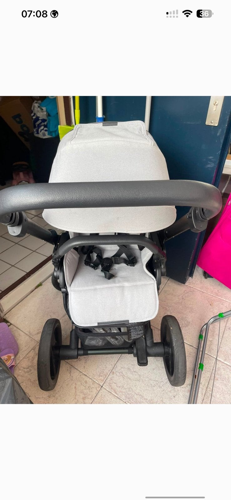 Mutsy nio kinderwagen + reiswieg, Ophalen, Gebruikt, Mutsy