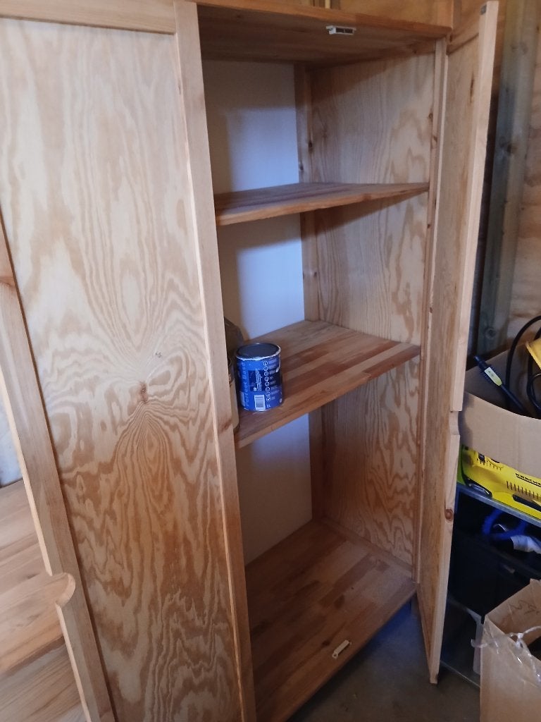 Grote kast, Huis en Inrichting, Kasten | Kledingkasten, Ophalen, Gebruikt, 150 tot 200 cm, Hout