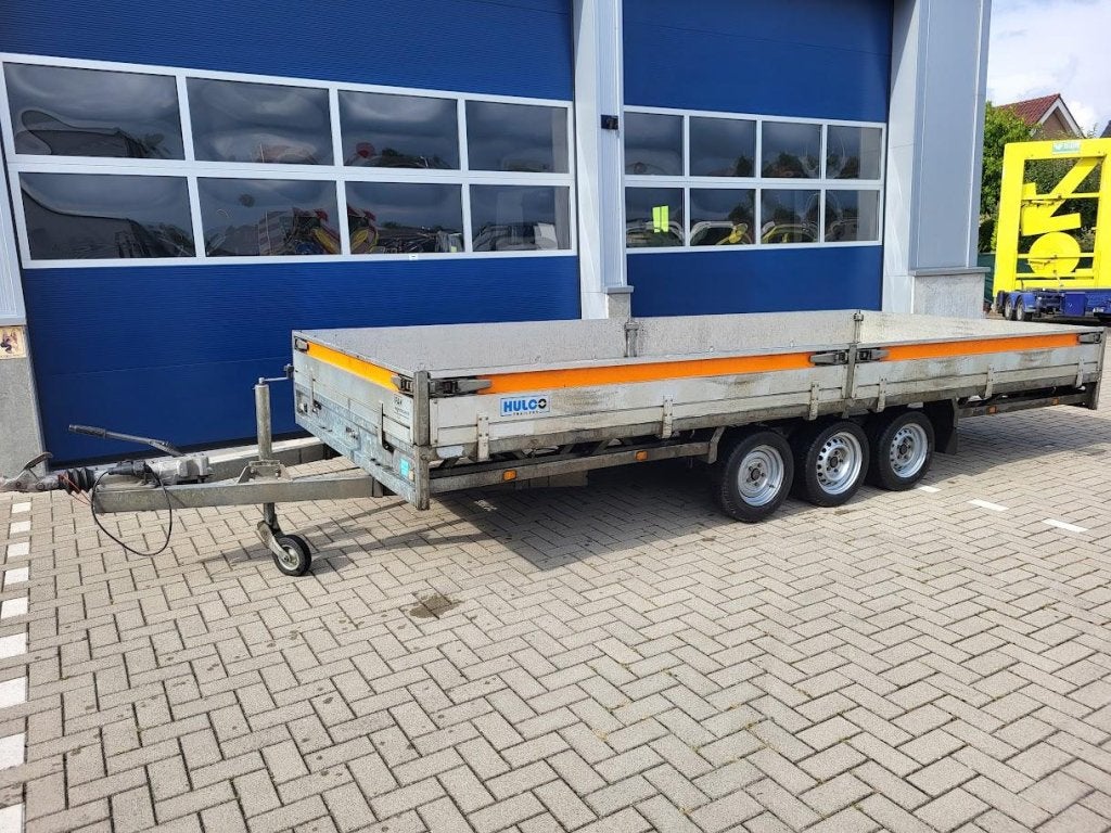 Hulco plateau 3 asser 3500kg 2019 tandemasser ***, Gebruikt
