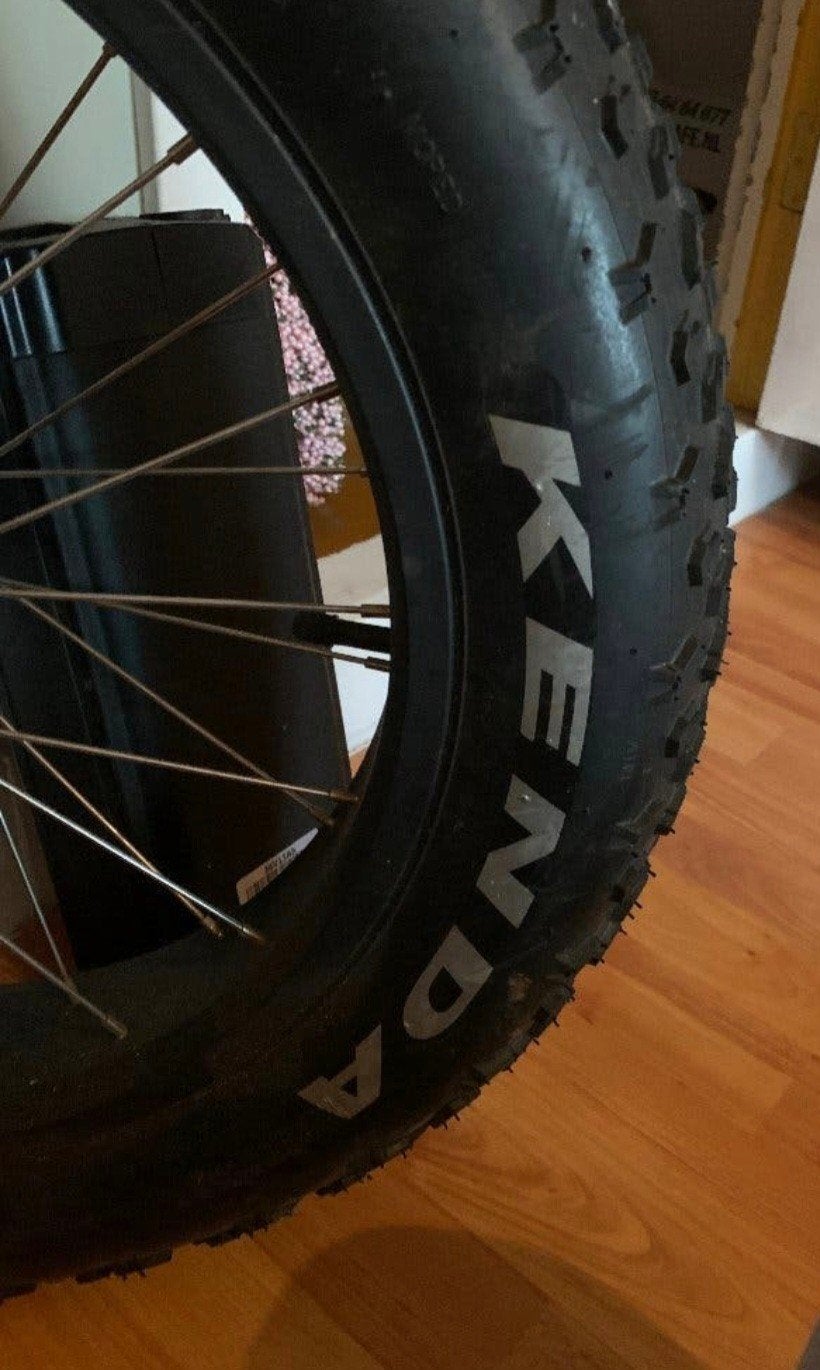 Fatbike band kenda met velg en
schijfrem, Ophalen of Verzenden, Zo goed als nieuw