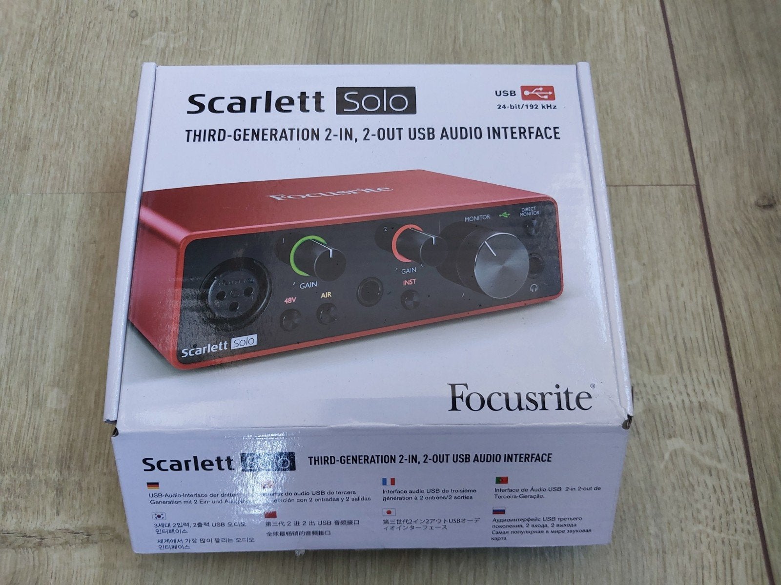 Focusrite Scarlett Solo, Ophalen of Verzenden, Zo goed als nieuw, Extern, Focusrite