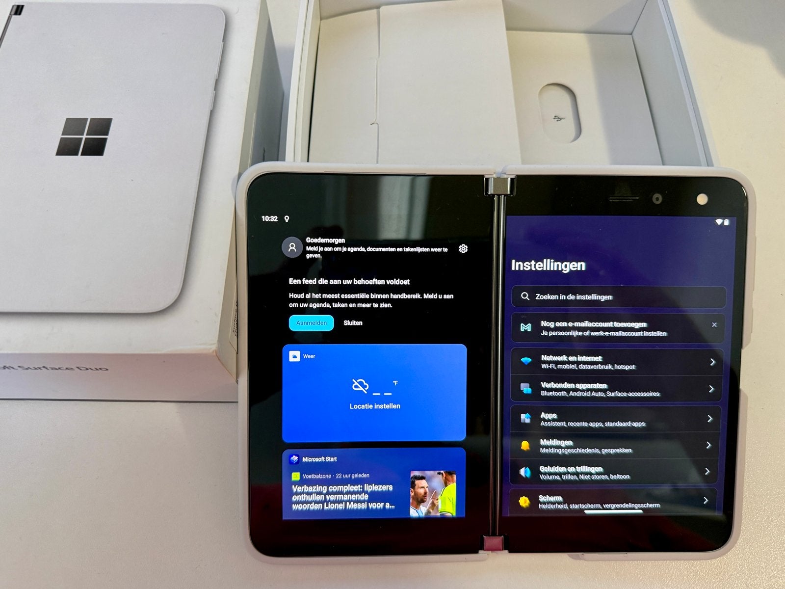 Microsoft Surface Duo, Computers en Software, Ophalen, 8 inch, Gps, Zo goed als nieuw