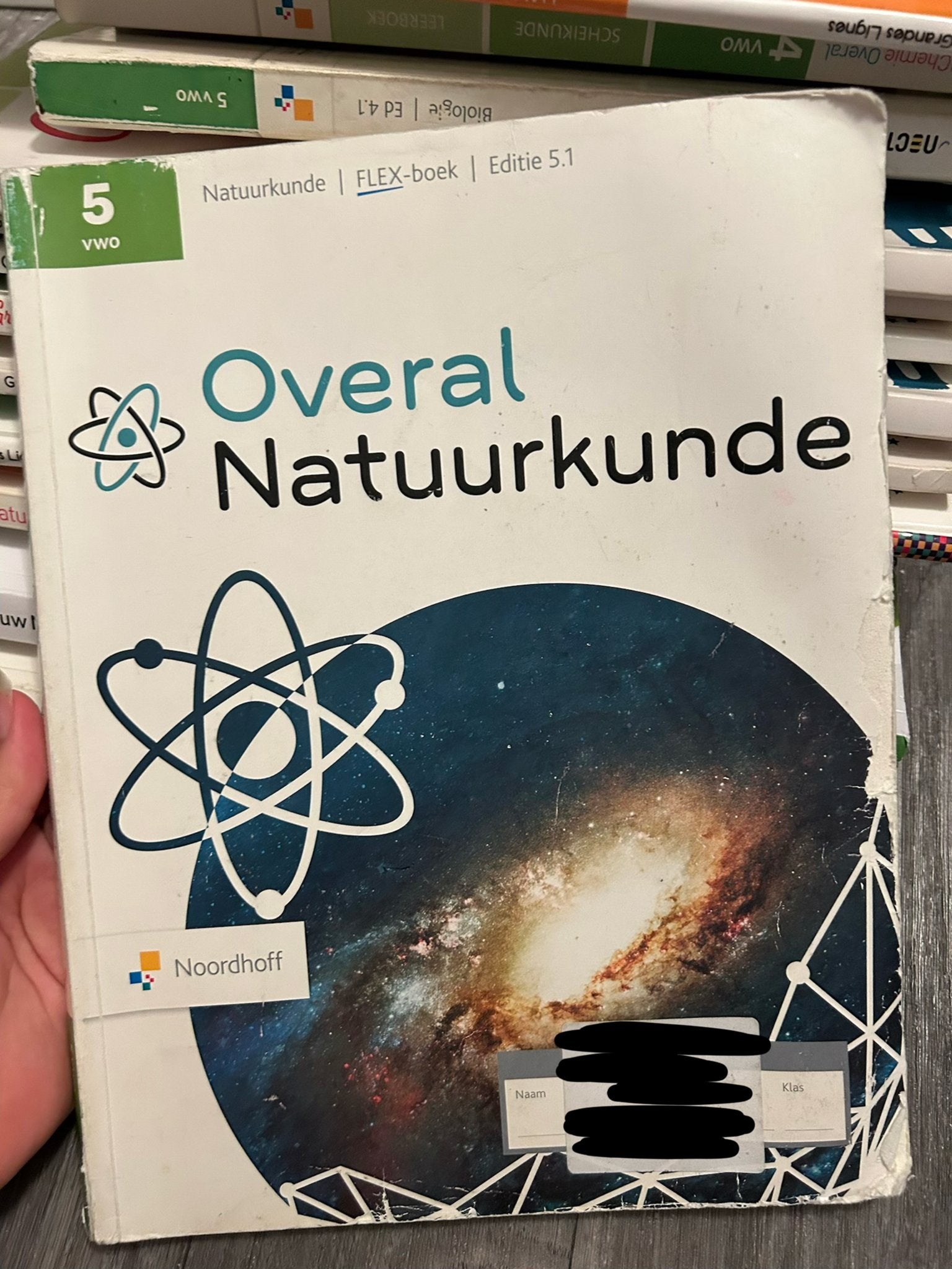 Overal Natuurkunde 5 VWO FLEX-boek Editie 5.1, Boeken, Ophalen of Verzenden, Gelezen, VWO, Natuurkunde
