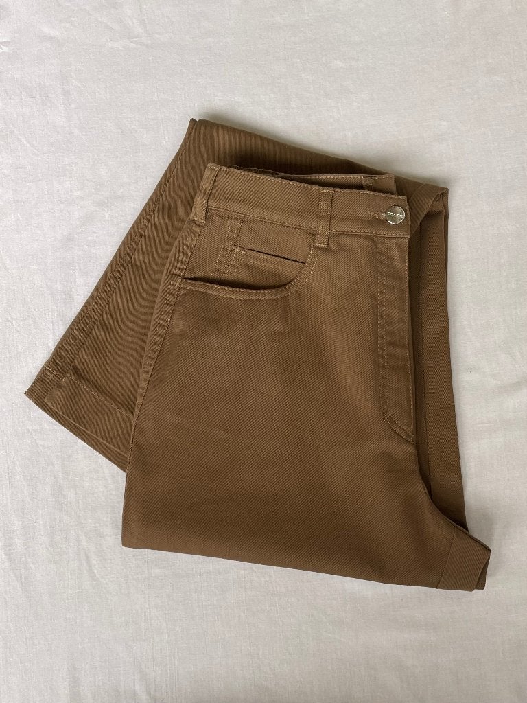 bruine broek van katoen van Zerres, Maat 38/40 (M), Bruin, Nieuw, Ophalen of Verzenden