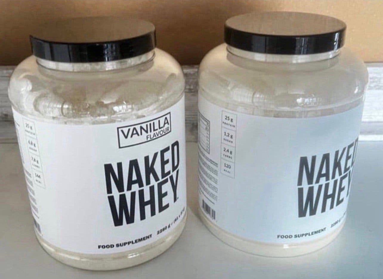 2xPotten Naked Whey eiwitpoeder vanillesmaak.nieuw&ongeopend, Ophalen of Verzenden, Nieuw, Poeder of Drank