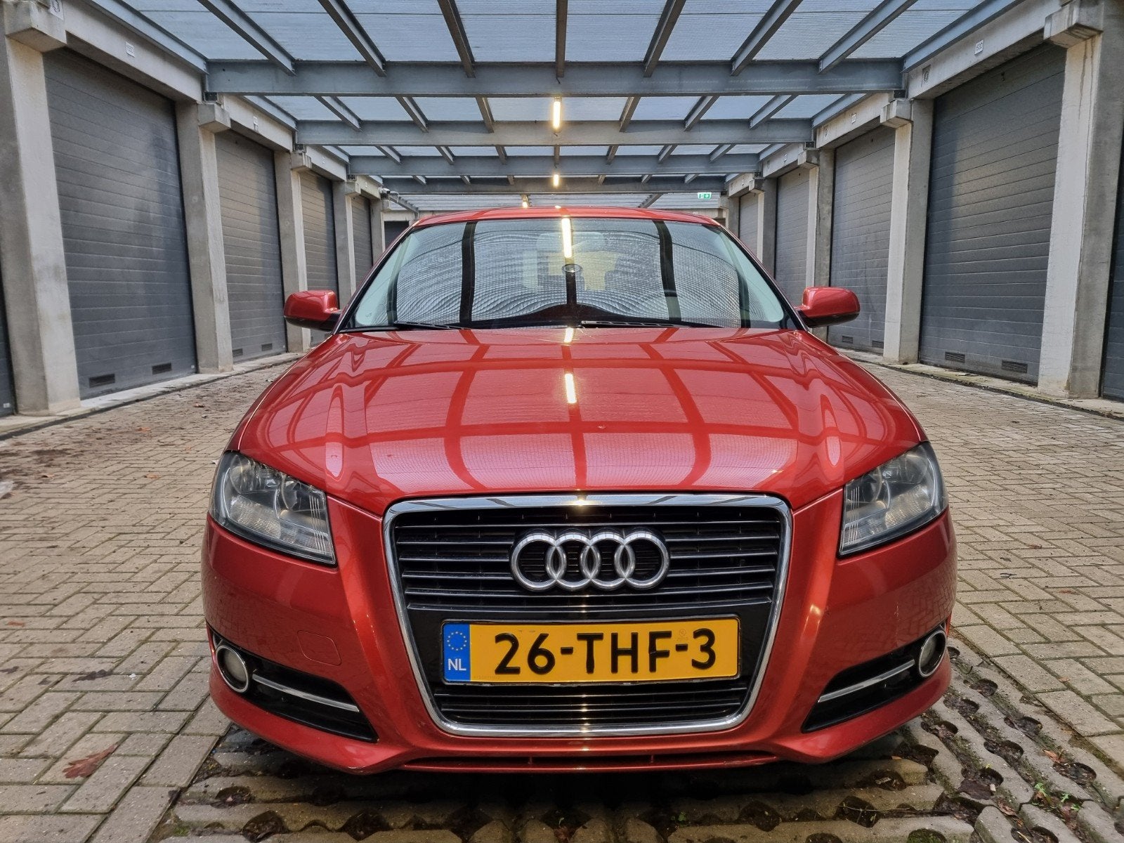 Audi A3 Sportback  1.2TFSI 2012 Ambition Rood, Auto's, Voorwielaandrijving, 4 cilinders, Origineel Nederlands, 1200 kg