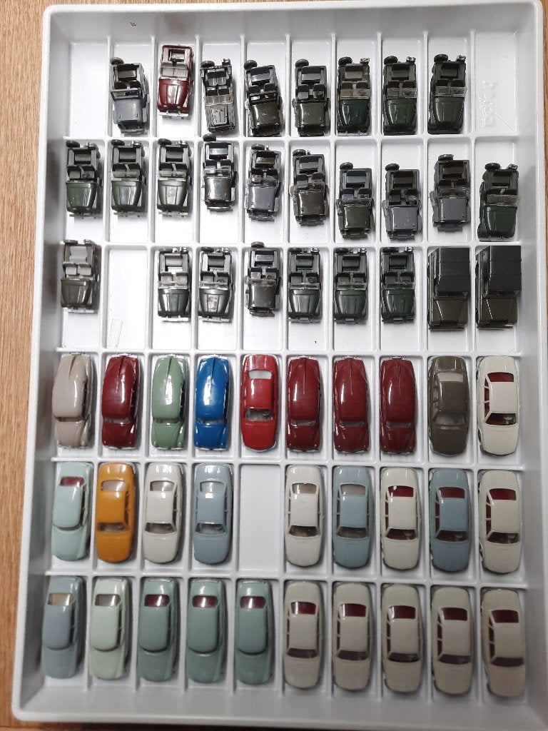 Wiking. 6 euro per stuk. Box 22. Jeep/NSU/Tatra/DS, Ophalen of Verzenden, Zo goed als nieuw, Bus of Vrachtwagen, Wiking