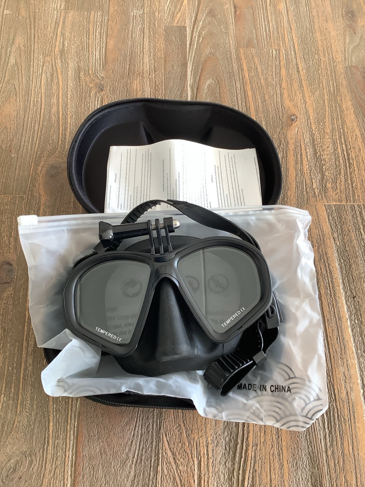 Duikbril met GoPro-bevestiging, Ophalen of Verzenden, Nieuw, Duikbril of Snorkel