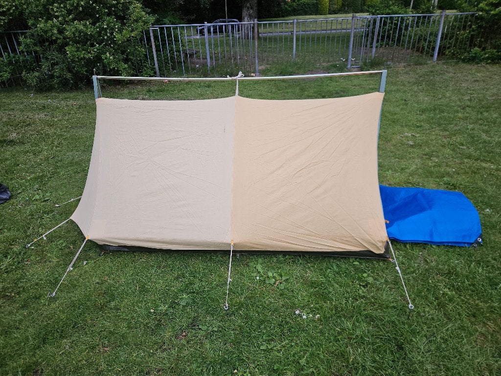 Unieke vintage canvas tent - 2prsn, Ophalen, Zo goed als nieuw, Tot en met 2