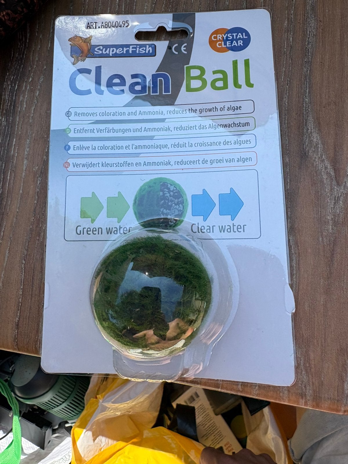 Cleanball aquarium, Dieren en Toebehoren, Vissen | Aquaria en Toebehoren, Ophalen of Verzenden, Zo goed als nieuw, Overige typen