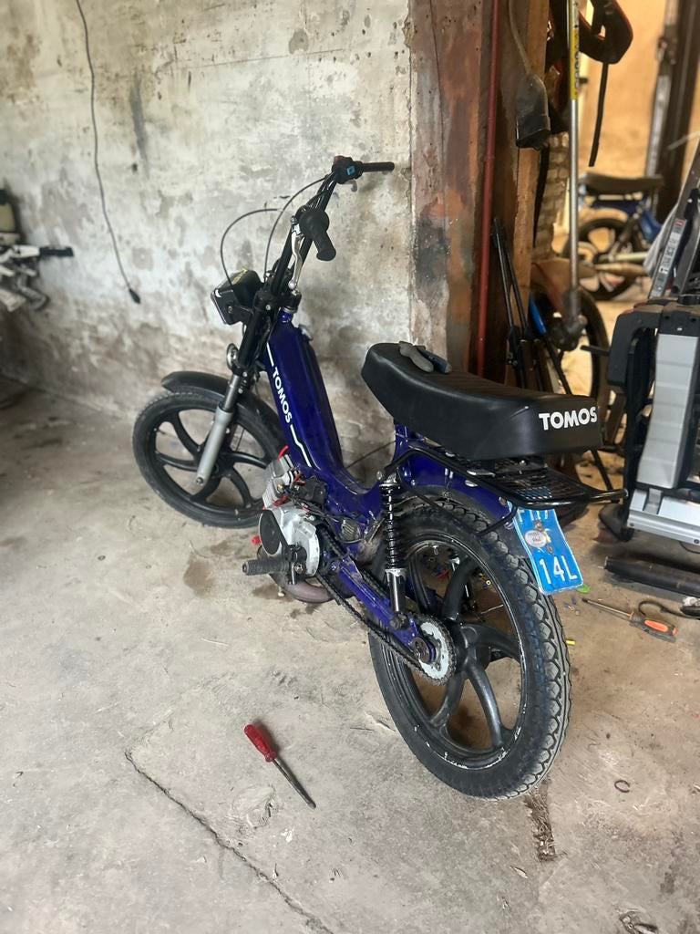 Mooie tomos a35 65cc blauw kenteken, Ophalen, Zo goed als nieuw, Standard