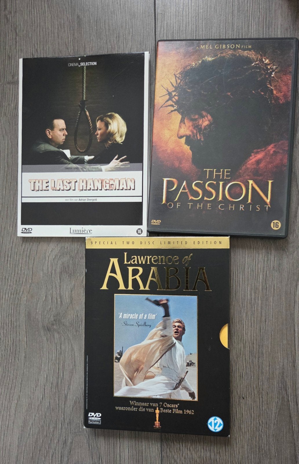 Last Hangman, Passion of the Christ, Laurence of  arabia, Vanaf 16 jaar, Overige genres, Nederlands, Ophalen of Verzenden