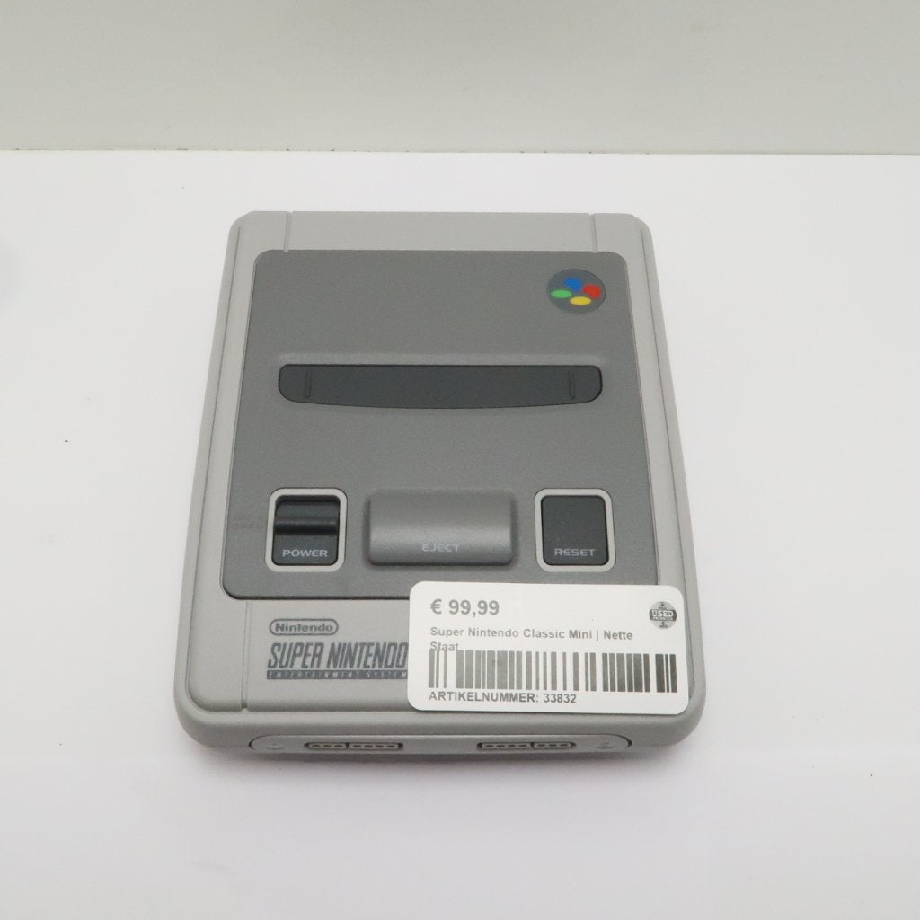Super Nintendo Classic Mini | Nette Staat, Nintendo, Gebruikt, Support@nintendo.com, 11-1 Hokotate-cho, Kamitoba, Minami-ku
Kyoto 601-8501
Japan