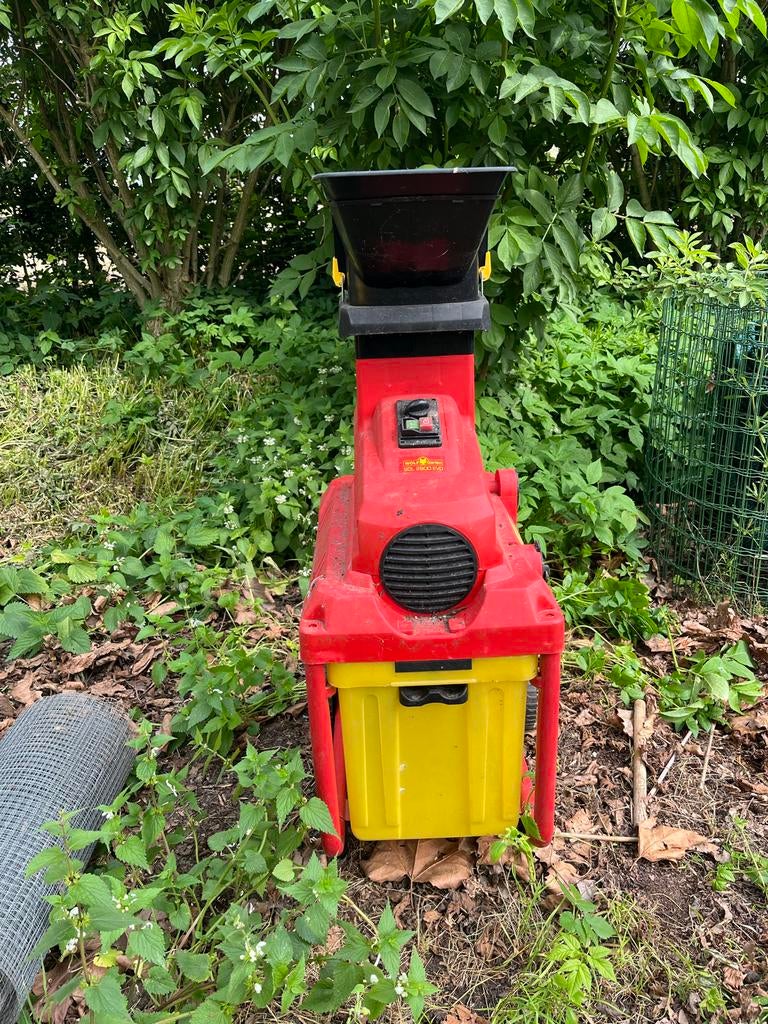Wolf-Garten Houtversnipperaar - Klein model, zelden gebruikt, Ophalen of Verzenden, Zo goed als nieuw, Elektrisch, Met opvangbak