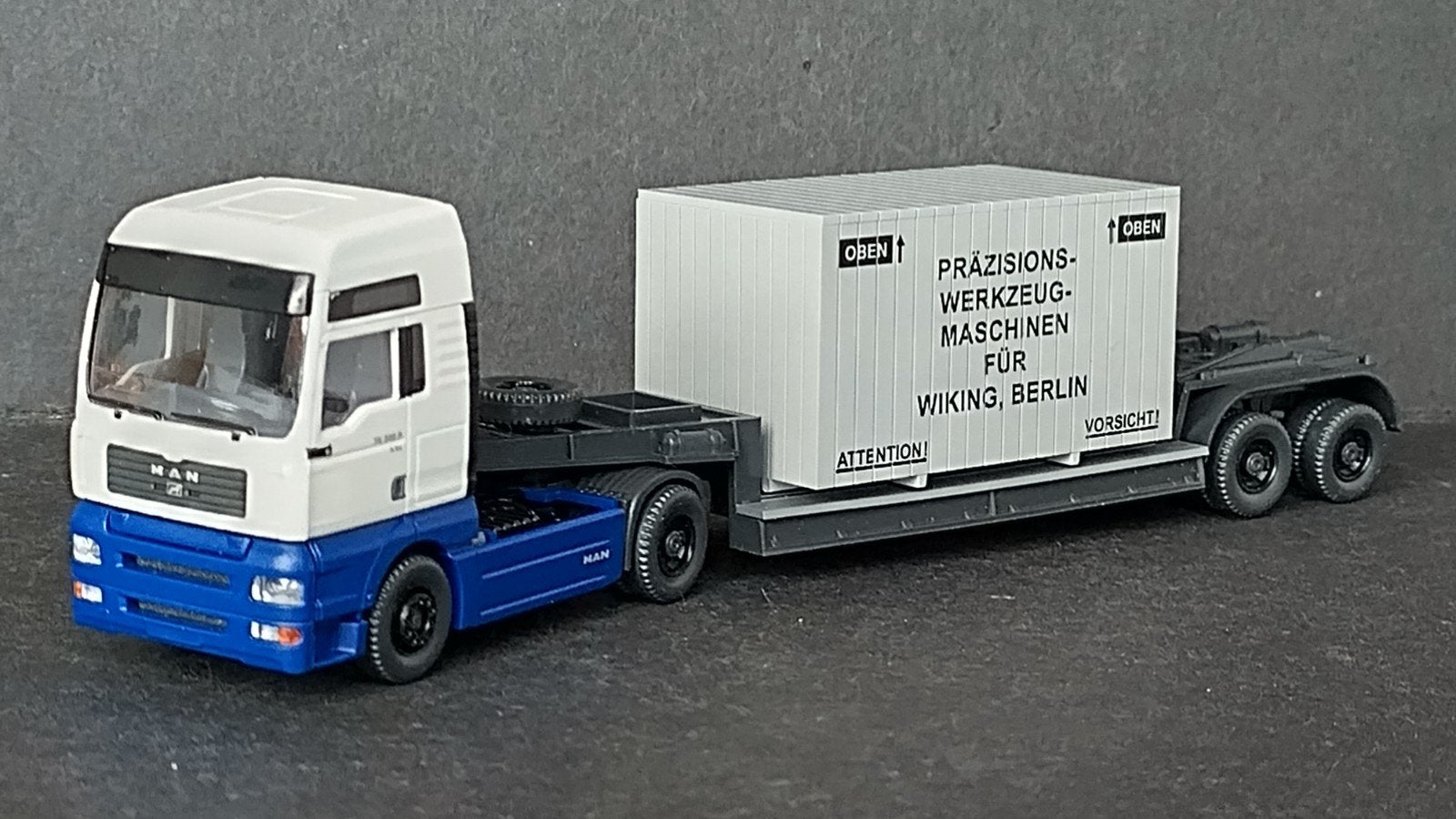 Man TGa XxL Dieplader Wiking 1:87 Wiking Pol, Verzenden, Wiking, M, Zo goed als nieuw