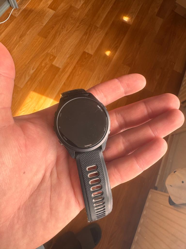 Garmin Forerunner 265 GPS Hardloop Smartwatch, Zwart, Ophalen of Verzenden, Waterdicht, Afstand