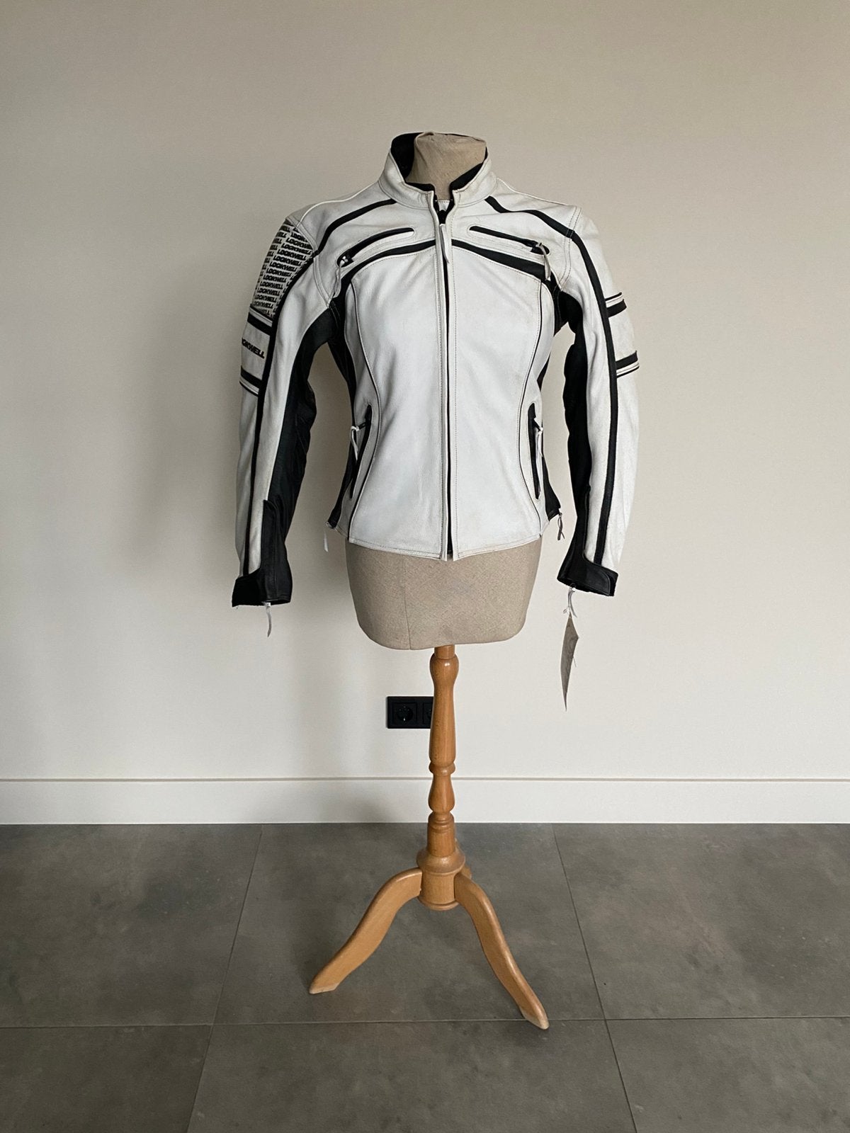 Leren dames motorjack maat 38, Motoren, Ophalen, Tweedehands, Dames, Jas | textiel