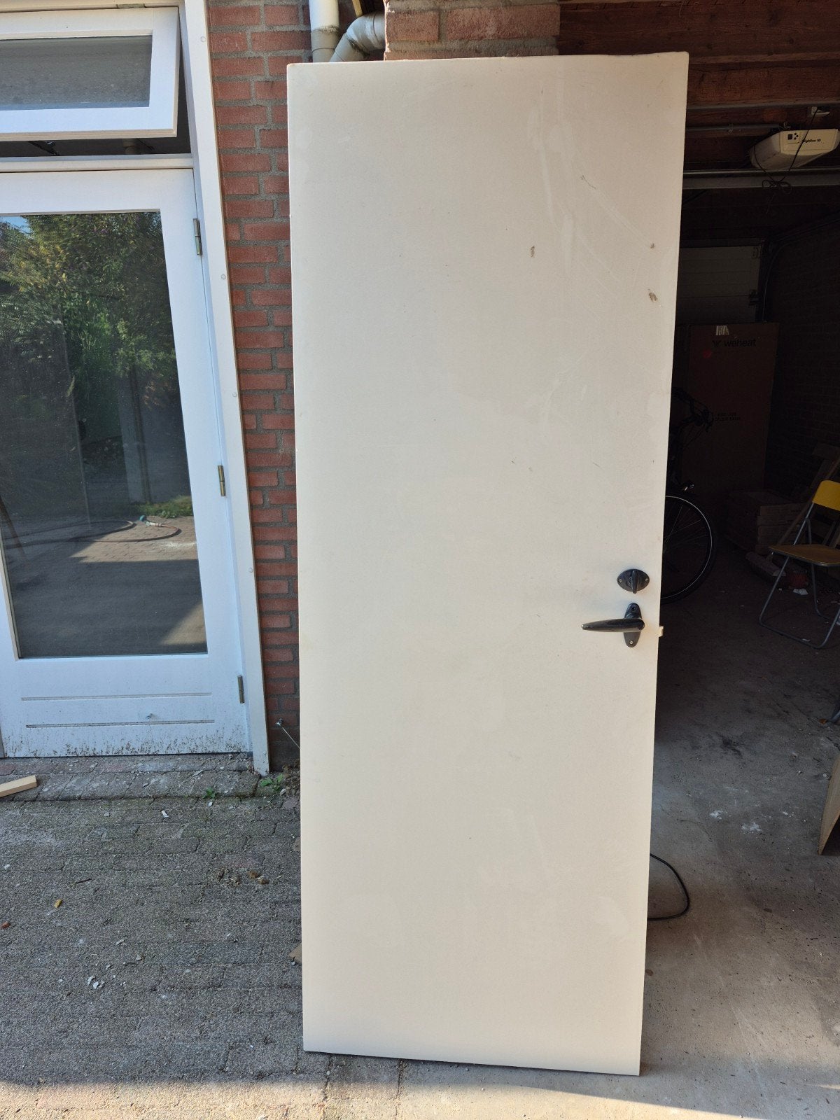 wc deur 201x72,5x3,6, Ophalen, Gebruikt, Minder dan 80 cm, Binnendeur