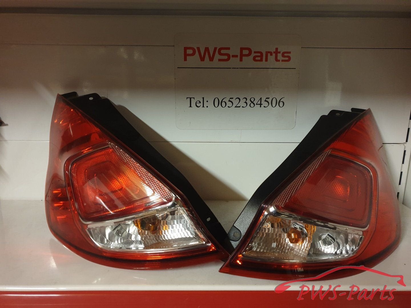 FORD FIESTA MK7 FACELIFT SET ACHTERLICHTEN ORIGINEEL, Gebruikt, -, -, Ophalen of Verzenden