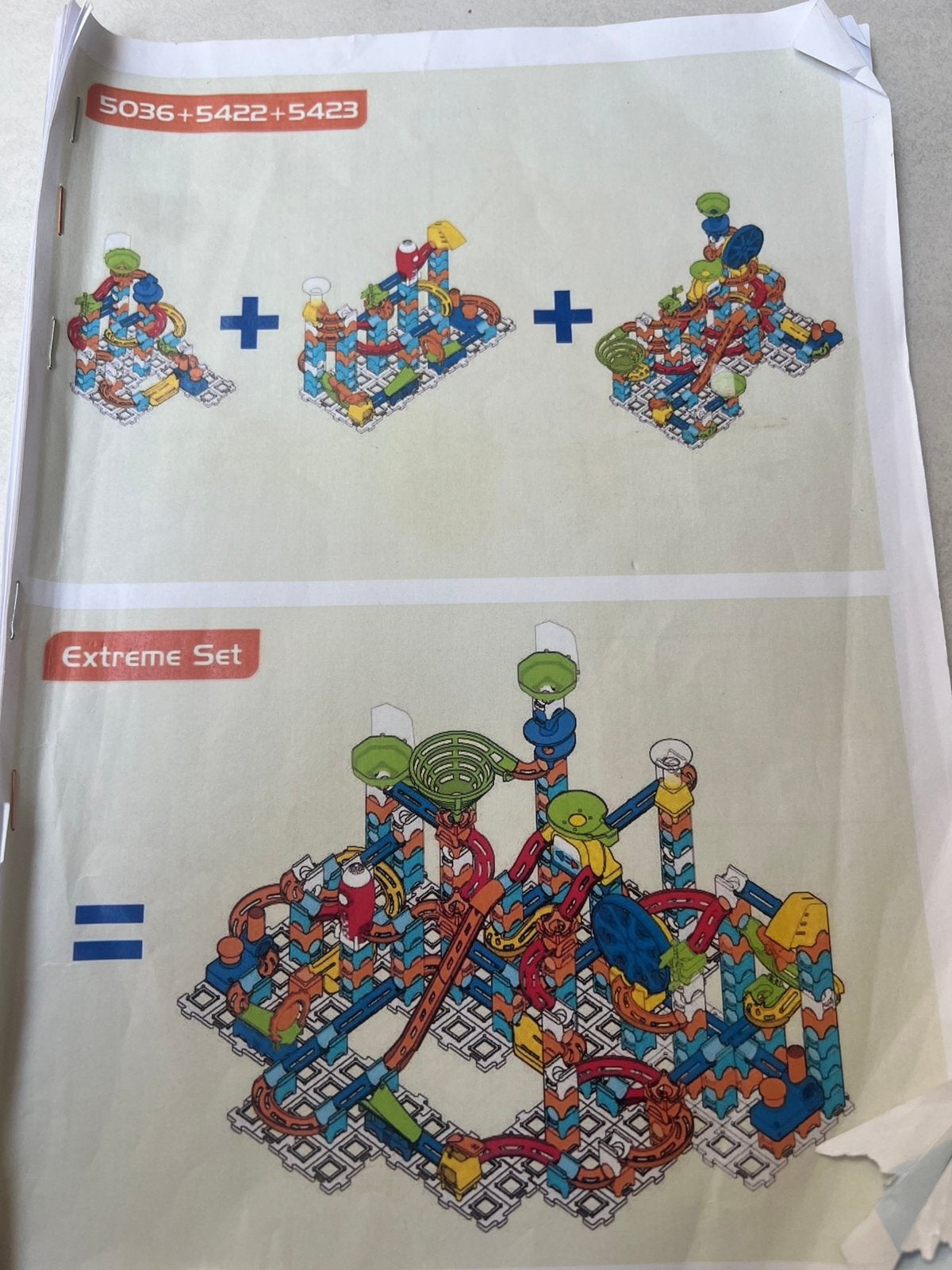 Knikkerbanen set vtech - 3 stuks, Ophalen of Verzenden, Zo goed als nieuw, Borduurpakket