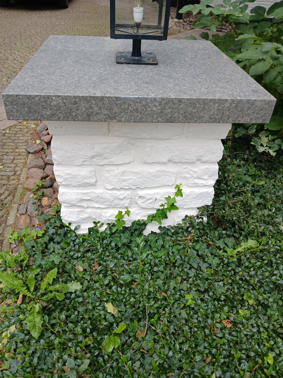 Natuursteen plaat 100x100x10 cm - 2 stuks, Ophalen, Gebruikt, Graniet, Overige typen