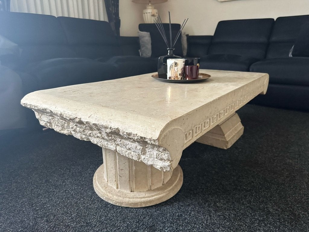 Salontafel, spiegel en dressoir in Griekse stijl, Ophalen, Overige materialen, Gebruikt, 150 tot 200 cm