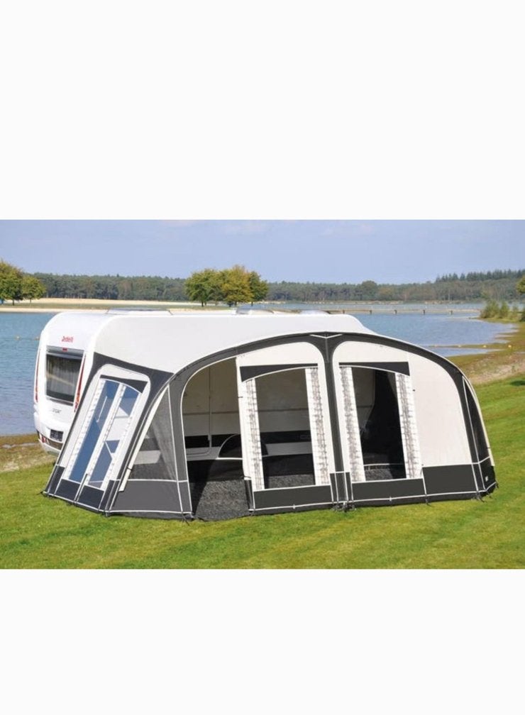 Unico Milaan 280 Voortent Showmodel, Caravans en Kamperen, Voortenten en Luifels, Ophalen, Nieuw, Unico Ventura