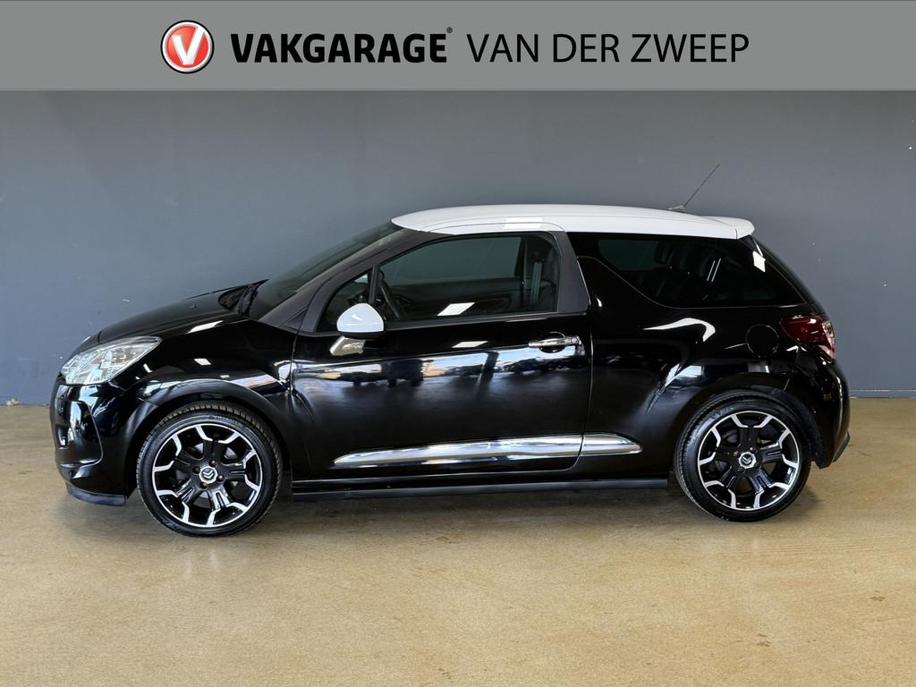 Citroën DS3 1.2 VTi So Chic | Leder (bj 2014), Voorwielaandrijving, Euro 5, Start-stop-systeem, Gebruikt