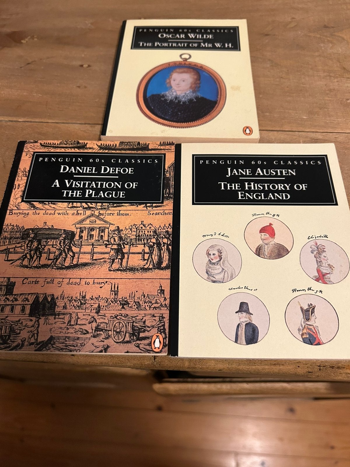 3 BOEKJES VAN JANE AUSTEN,OSCAR WILDE EN DANIEL DEFOE, Ophalen of Verzenden, Nieuw, Diverse auteurs