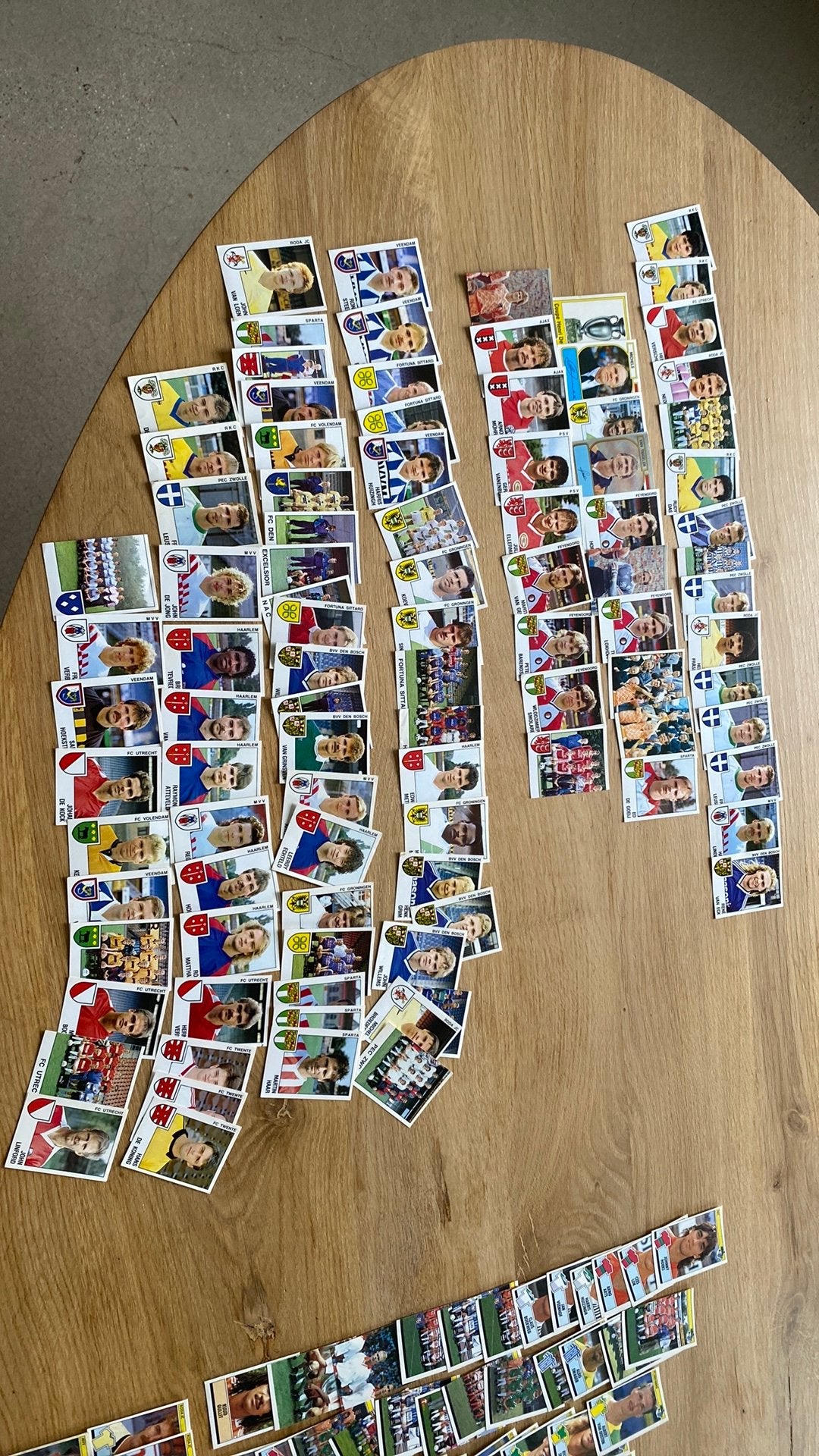 96 x panini voetbal 89, Ophalen of Verzenden, Zo goed als nieuw, Ajax, Poster, Plaatje of Sticker