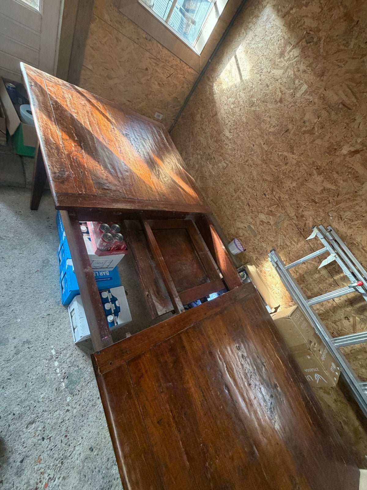 Antieke houten eettafel - uitschuifbaar, Ophalen of Verzenden