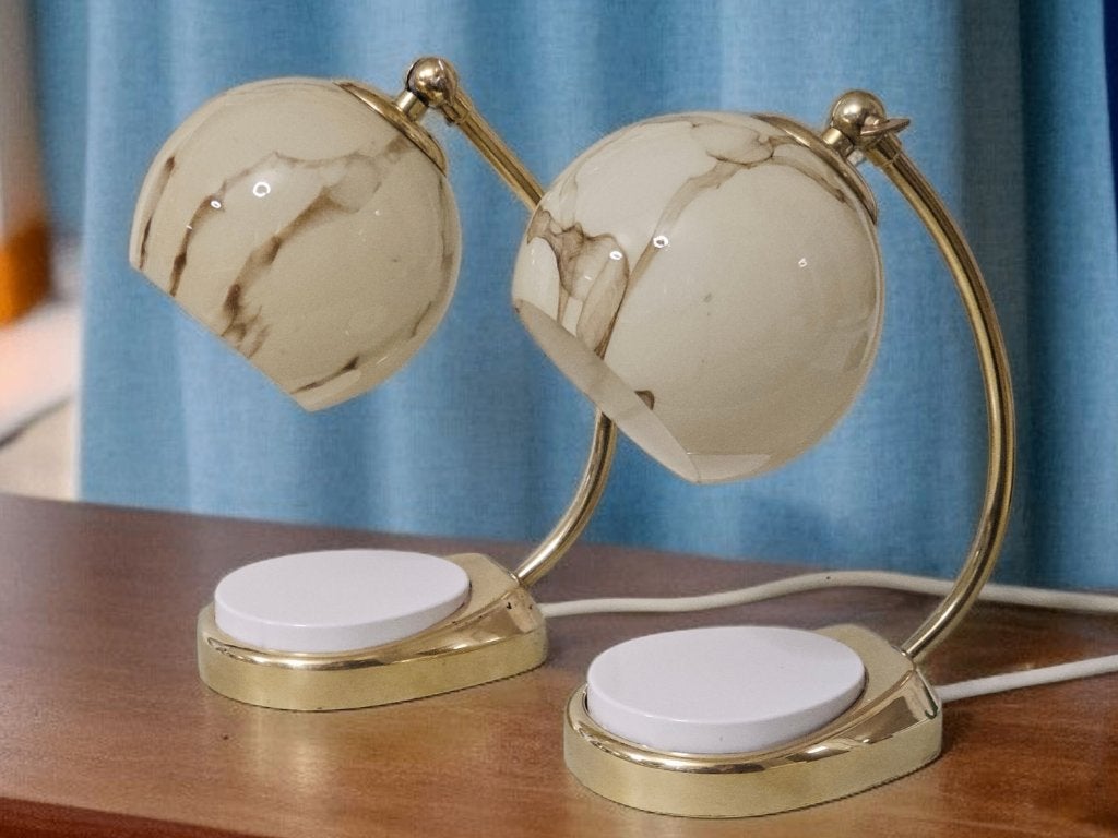 Paar bedlampen / tafellampen Marianne Brandt, Bauhaus, Ophalen of Verzenden